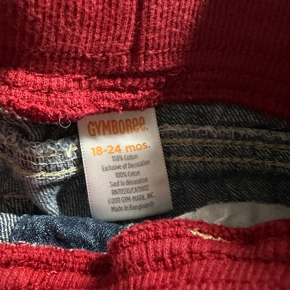 Gymboree - Red and Blue Denim Jeans - Picture 5 of 6